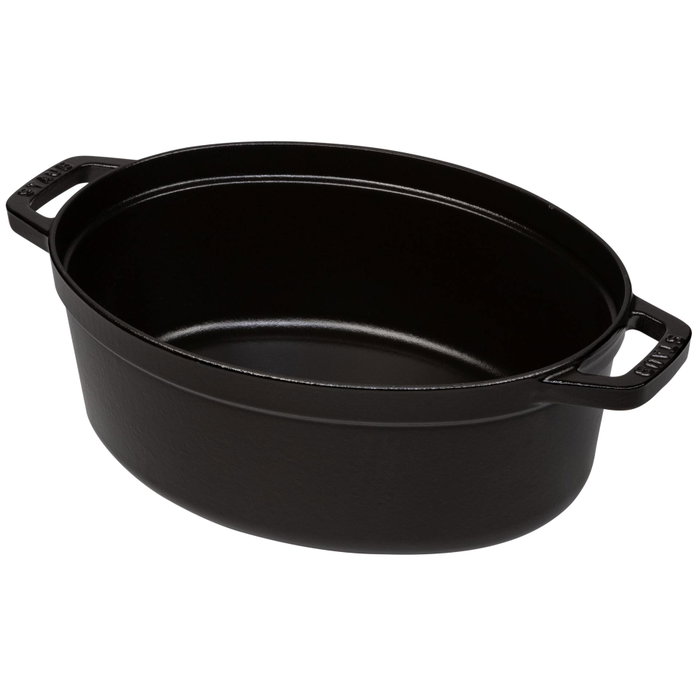 Zwilling Staub Rôtissoire Ovale 29cm Noir Zwilling Staub Rôtissoire Ovale 29cm Noir