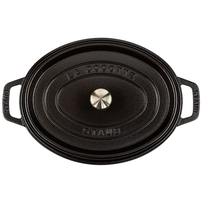 Zwilling Staub Rôtissoire Ovale 29cm Noir Zwilling Staub Rôtissoire Ovale 29cm Noir