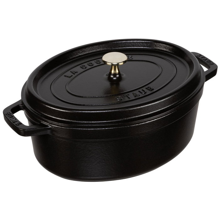 Zwilling Staub Rôtissoire Ovale 29cm Noir Zwilling Staub Rôtissoire Ovale 29cm Noir