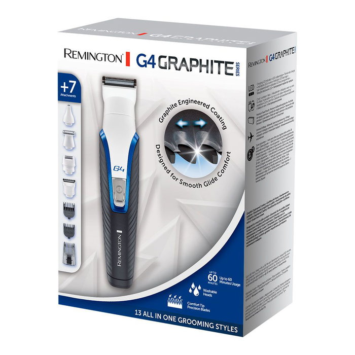 Remington G4 Graphite PG4000 Tondeuse Cheveux Autonomie 60 min Rechargeable Graphite Peigne Précision Homme Remington G4 Graphite PG4000 Tondeuse Cheveux Autonomie 60 min Rechargeable Graphite Peigne Précision Homme
