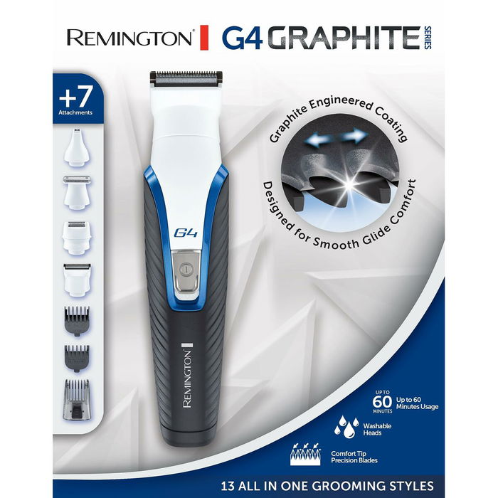 Tondeuse Barbe Remington BARBER G4 GRAPHITE KIT MULTIFUNC PG4000
