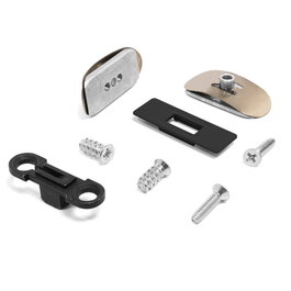 EFFEGI BREVETTI Ferrures Slimwinch, Montage Encastrable, Noir R9017, Épaisseur 18mm+
