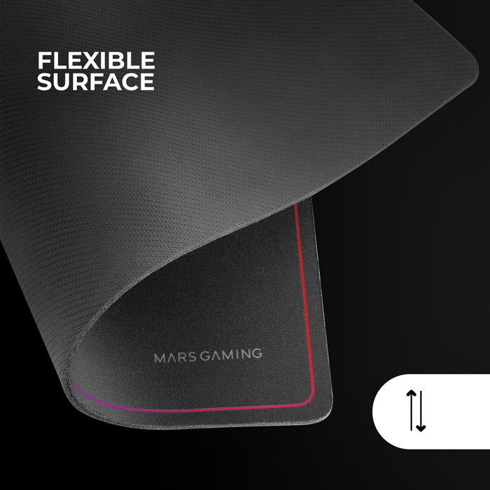 Tapis Gaming Mars Gaming MMP124 Noir Tapis Gaming Mars Gaming MMP124 Noir