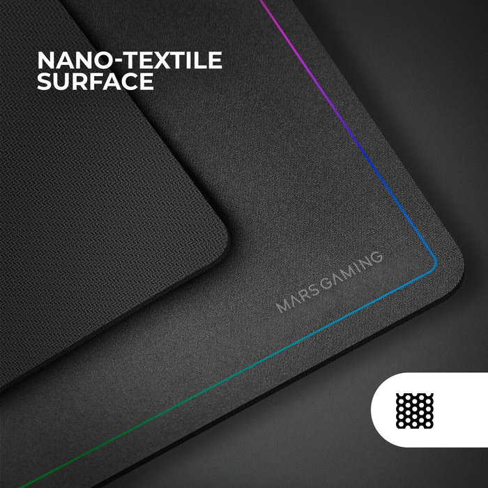 Tapis Gaming Mars Gaming MMP124 Noir Tapis Gaming Mars Gaming MMP124 Noir