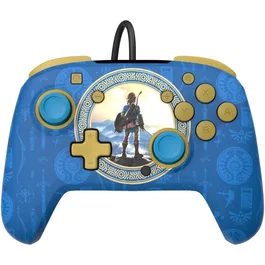 Nintendo Manette de jeu filaire Zelda - Série limitée Bleu - Pour Nintendo Switch