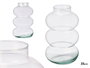 GIFTDECOR Vase en Cristal Cloud 35cm Transparente