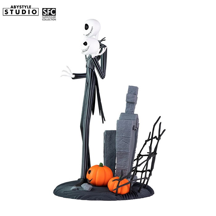 Abystyle Figurine Jack Skellington L'Étrange Noël de monsieur Jack avec têtes interchangeables
