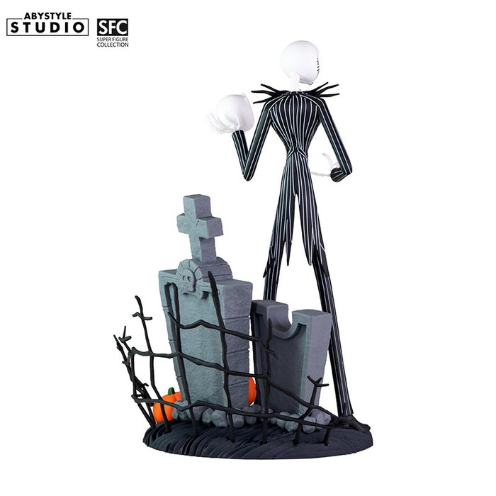 Abystyle Figurine Jack Skellington L'Étrange Noël de monsieur Jack avec têtes interchangeables