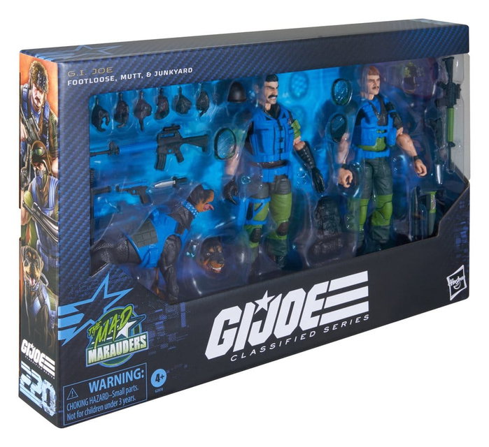 Hasbro G.I. Joe Classified Series pack de 3 figurines Mad Marauders Footloose, Mutt & Junkyard 15 cm Hasbro G.I. Joe Classified Series pack de 3 figurines Mad Marauders Footloose, Mutt & Junkyard 15 cm