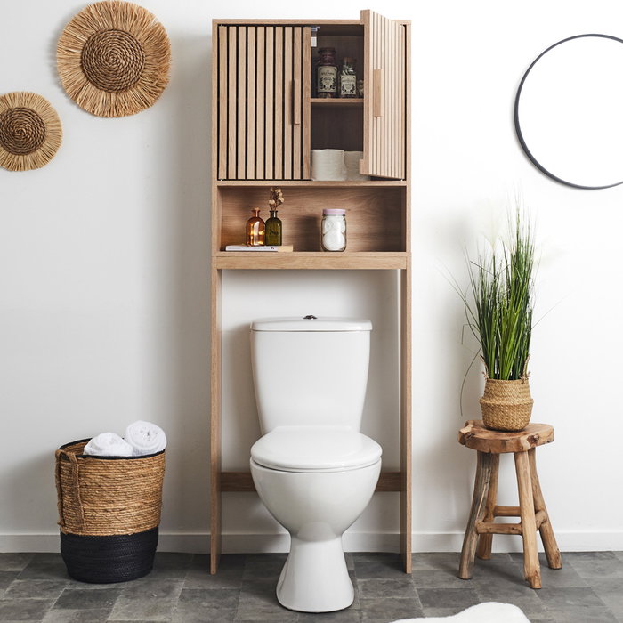 Home Deco Factory Meuble WC Klaus 60x20 H.166 cm Home Deco Factory Meuble WC Klaus 60x20 H.166 cm