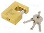 MEGA Cadenas de manche en laiton 50mm