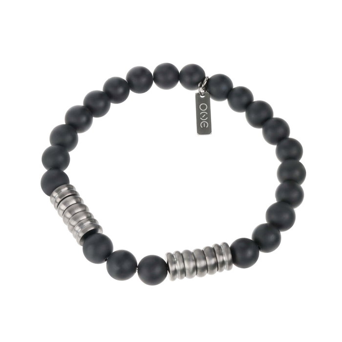 Bracelet Homme One Jewels OAMB3207GC-M Noir
