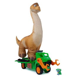 Spin Master Véhicule Megasaurus Dino Paw Patrol avec Rocky et Dinosaure Gonflable