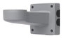Axis T94J01A Support mural en aluminium gris urbain - Compatible avec caméras AXIS Q62 Series, entrées pour câbles et adaptable sur poteau