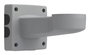 Axis T94J01A Support mural en aluminium gris urbain - Compatible avec caméras AXIS Q62 Series, entrées pour câbles et adaptable sur poteau
