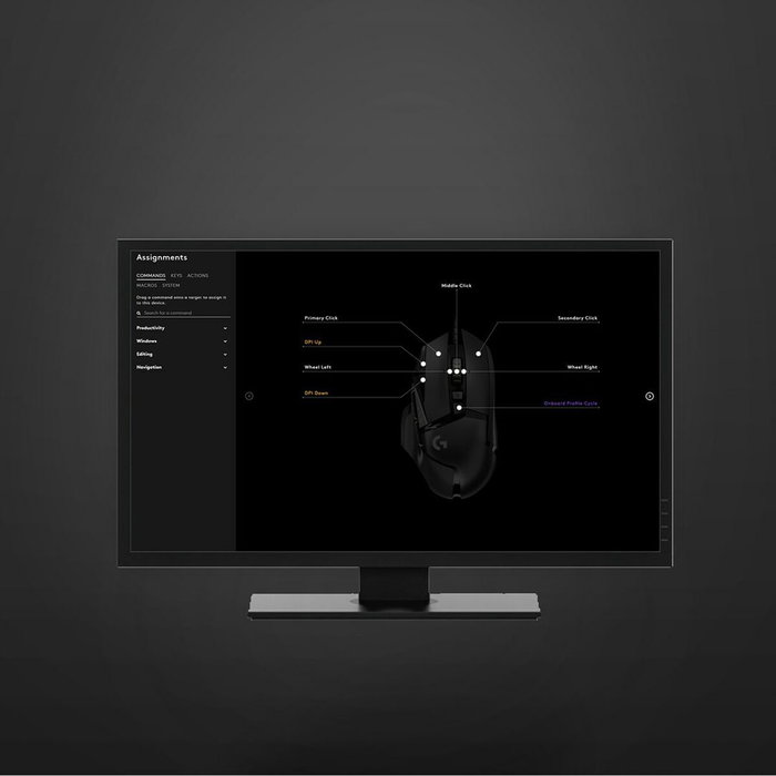 Souris Gaming Logitech G502 Hero 16000 dpi 25600 dpi Noir RGB