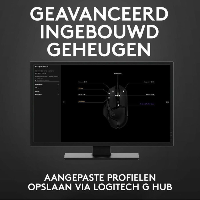 Souris Gaming Logitech G502 Hero 16000 dpi 25600 dpi Noir RGB