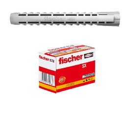 FISCHER Sx 8-65 - Boîte de 50 chevilles nylon à frapper pour vis 6-8 mm