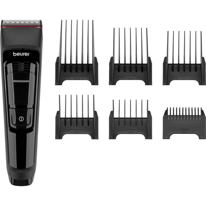 Beurer MN5X Tondeuse à cheveux avec 7 accessoires et noir Beurer MN5X Tondeuse à cheveux avec 7 accessoires et noir