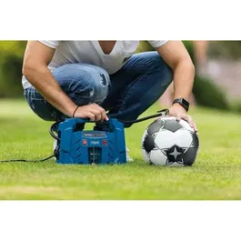 Scheppach AIR FORCE 5 - Compresseur portatif 1500 W avec régulation électronique de pression (0.1-8 bars) pour voiture, vélo et ballons