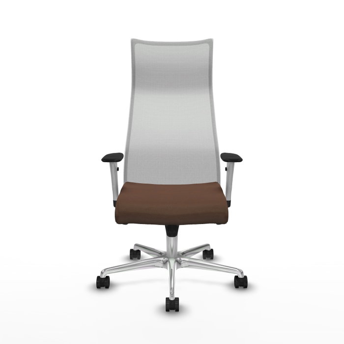Piqueras y Crespo Chaise de Bureau Albacete Marron Foncé et Blanc