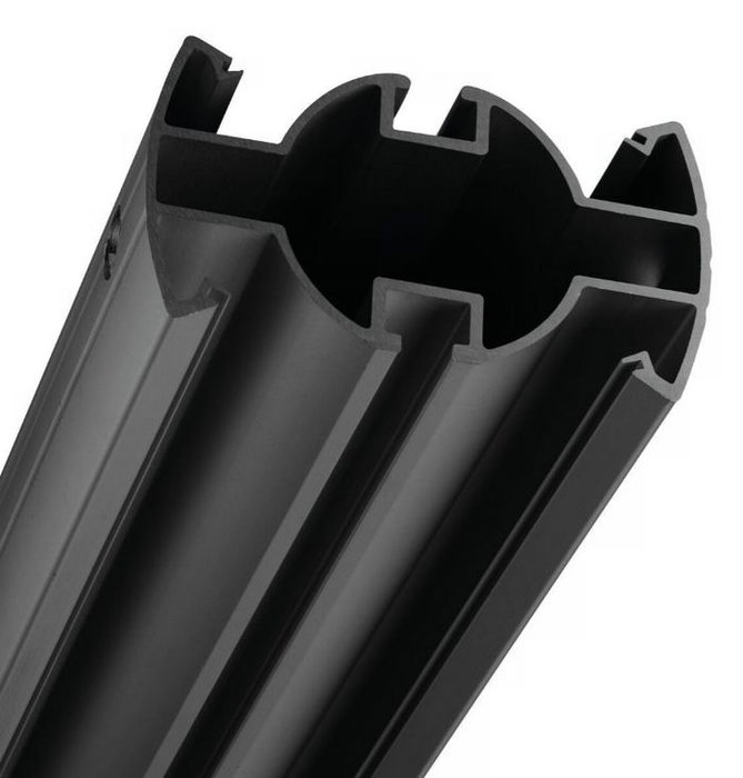 Vogel's PUC 2508B Poteau de fixation pour plafond Connect-it 80 cm, Noir, Système modulaire pour écrans, avec gestion des câbles