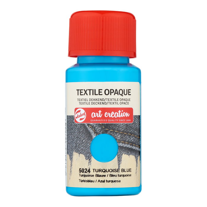 Talens Art Creation Peinture Textile Opaque Azul Turquesa 50 ml Talens Art Creation Peinture Textile Opaque Azul Turquesa 50 ml