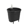 Elho Pot de fleurs auto-arrosant Self-watering Insert 21 Living, 4 litres, diametre 20.7 x hauteur 19.5 cm, Noir pour plantes d'interieur