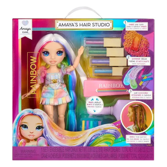 Rainbow High Hair Studio - Amaya - Poupée de 27 cm Rainbow High Hair Studio - Amaya - Poupée de 27 cm