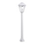 Fumagalli Giaffa/Giampy Lampe Balise avec Poteau extérieur IP55 E27 Blanc Résine UV ø210x995mm