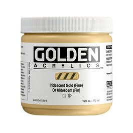 Golden Peinture Acrylique Heavy Body Or Iridiscent (Finition Fine) 473 ml