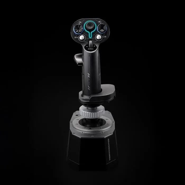 Thrustmaster Sol-R 3 AVA Add-On Grip - Poignée additionnelle avec technologie HEART - 21 boutons et 6 axes - Manche pour simulation spatiale