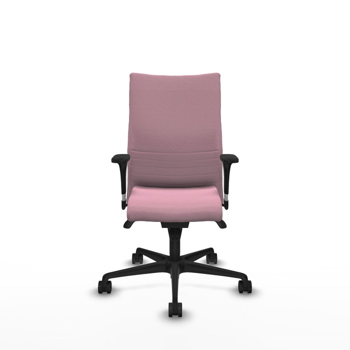 Piqueras Y Crespo Silla Albacete confidente Rosa avec mécanisme Sincro et accoudoirs 1D