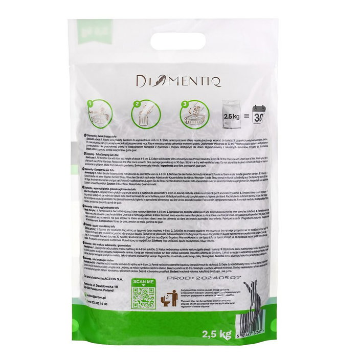 Diamentiq Sable pour chats Diamentiq 2,5 kg Diamentiq Sable pour chats Diamentiq 2,5 kg