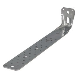 WOLFPACK LINEA PROFESIONAL Support pour bois avec angle renforcé 65x88x450 mm. de type acier galvanisé