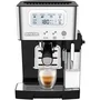 Sencor SES 4090SS Machine à Expresso Semi-Automatique 15 Bars avec Écran LCD, Thermoblock et Fonction Auto-Nettoyage - Réservoir 1,4 L