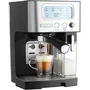Sencor SES 4090SS Machine à Expresso Semi-Automatique 15 Bars avec Écran LCD, Thermoblock et Fonction Auto-Nettoyage - Réservoir 1,4 L