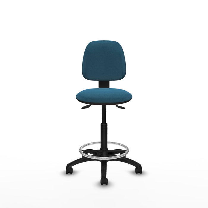 PIQUERAS Y CRESPO Tabouret Isso Asynchrone Tissu Vert pétrole