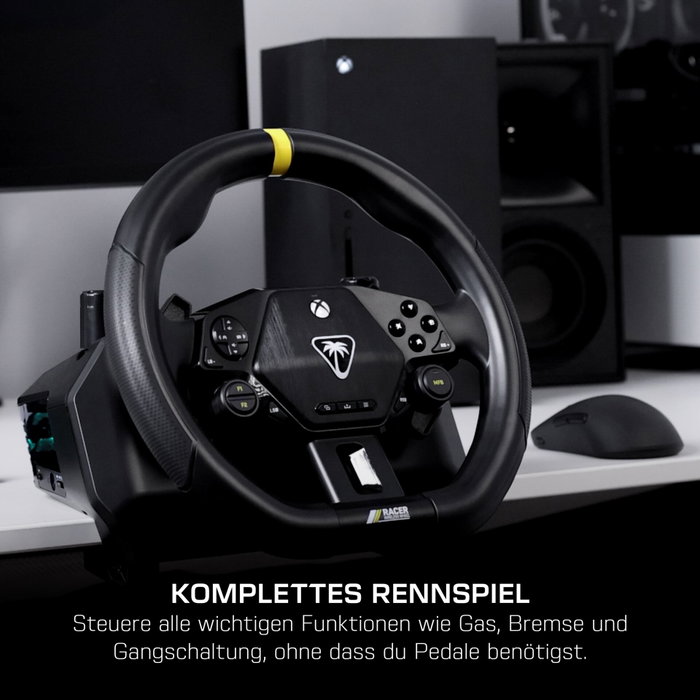 Turtle Beach Volant de course sans fil Racer - Noir - Pour Xbox et PC