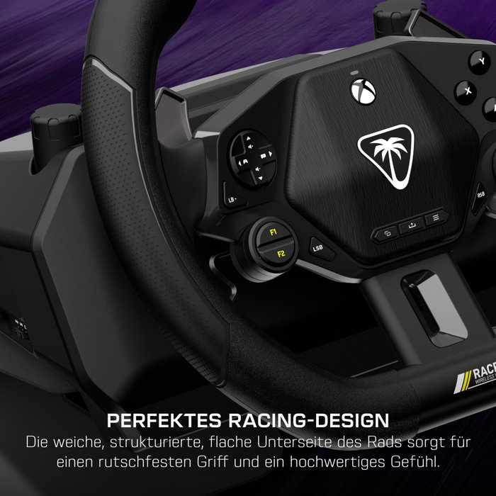 Turtle Beach Volant de course sans fil Racer - Noir - Pour Xbox et PC