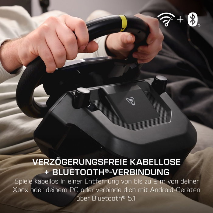 Turtle Beach Volant de course sans fil Racer - Noir - Pour Xbox et PC