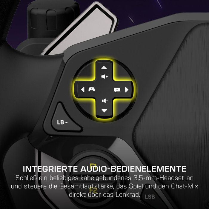 Turtle Beach Volant de course sans fil Racer - Noir - Pour Xbox et PC
