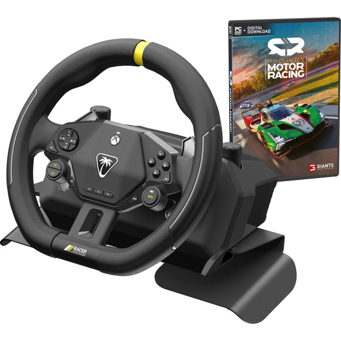 Turtle Beach Volant de course sans fil Racer - Noir - Pour Xbox et PC