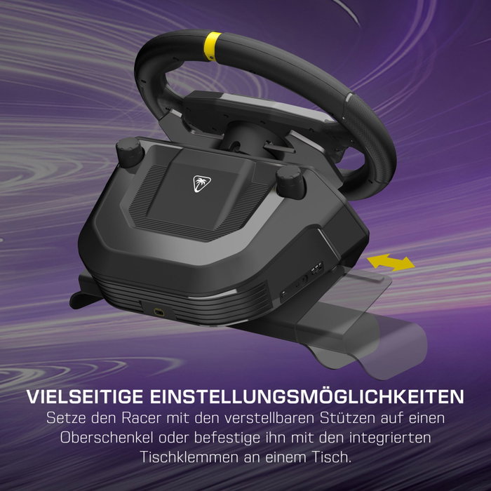Turtle Beach Volant de course sans fil Racer - Noir - Pour Xbox et PC