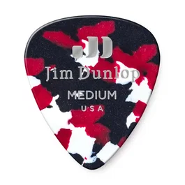DUNLOP Pack de 72 médiators Genuine Celluloid Classic Confetti - Medium