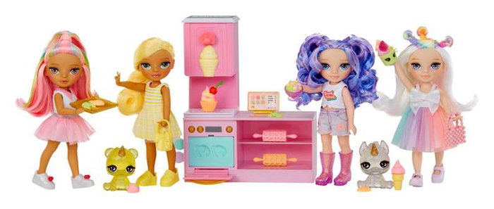 MGA Rainbow High Little Dessert Shop avec poupée Kandy