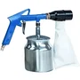 Scheppach - Pistolet de sablage pneumatique avec embout caoutchouté et sac collecteur - 113 L/min - Pour éliminer rouille et peinture