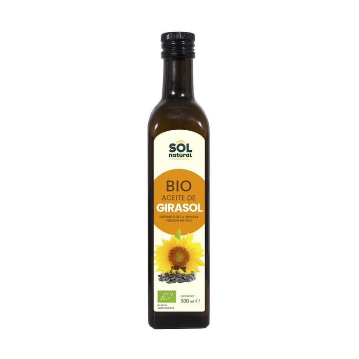 Sol Natural Huile de tournesol Bio première pression à froid 500 ml Sol Natural Huile de tournesol Bio première pression à froid 500 ml