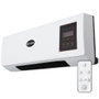 Chauffage Ventilateur PTC 1500W Blanc avec Télécommande et Minuterie 24H