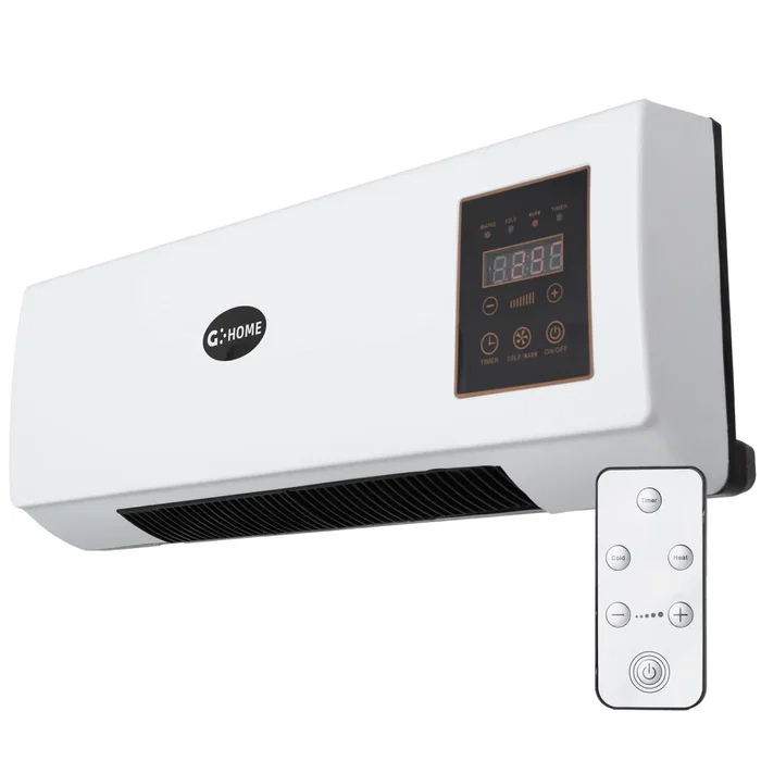 Chauffage PTC + Ventilateur 1500W avec Contrôle à Distance Blanc Chauffage PTC + Ventilateur 1500W avec Contrôle à Distance Blanc